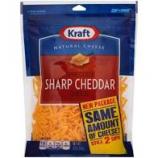 Kraft - Shredded Sharp Cheddar Cheese 8oz 0