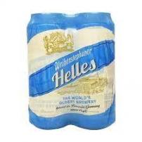 Bayerische Staatsbrauerei - Weihenstephaner Helles Lager (4 pack cans) (4 pack cans)