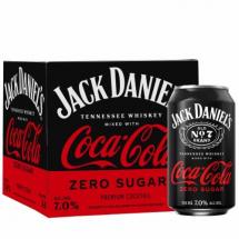 Jack Daniel's - Coke Zero (4 pack cans)