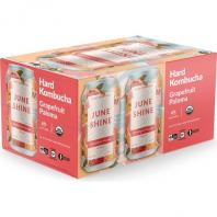 JuneShine - Grapefruit Paloma Kombucha (6 pack cans) (6 pack cans)