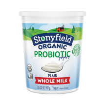 Stonyfield - Whole Milk Yogurt Organic Probiotic 32 OZ