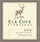 Elk Cove - Pinot Gris Willamette Valley 2021