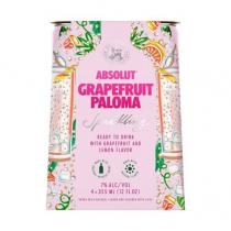Absolut - Grapefruit Paloma Cocktail (4 pack cans)