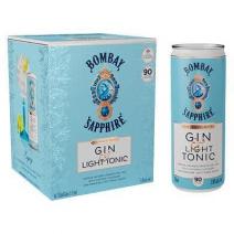 Bombay Spirits Company - Bombay Saphire Gin & Tonic Light (4 pack cans)