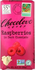 Chocolove Raspberries Dk - Chocolate Bar 3.2 oz