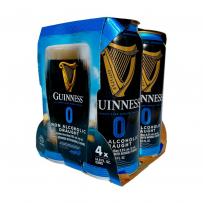 Guinness -  Zero Non-Alcoholic Stout (4 pack cans) (4 pack cans)