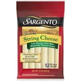 Sargento - Part-Skim Mozzarella String Cheese 12 Oz 0