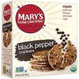 Mary's Gone - Black Pepper Crackers, Organic Vegan Gluten Free 6.5 Oz 0