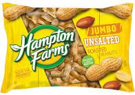 Hampton Farms - Roasted Unsalted Peanuts 24 Oz