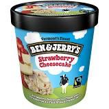 Ben& Jerry's - Strawberry Cheesecake Ice Cream 1 PT 0