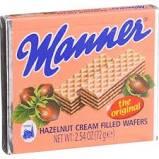 Manner - Hazelnut Cream Filled Wafer Cookies 2.6 Oz 0