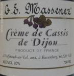 G.E. Massenez - Creme De Cassis De Dijon