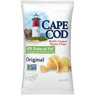 Cape Cod - Kettle Cooked Original Less Fat Potato Chips 8 Oz