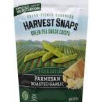 Harvest Snaps - Parmesaon Roasted Garlic Green Pea Snack Crisps 0