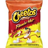 Frito Lay - Cheetos Cruncy Flamin' Hot Cheese Flavored Snacks 3 Oz 0