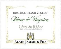 Alain Jaume & Fils - Côtes du Rhône Domaine Grand Veneur “Blanc de Viognier” 2022