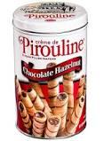 Creme de Pirouline - Chocolate Hazelnut Artisan Rolled Wafers 14 Oz 0