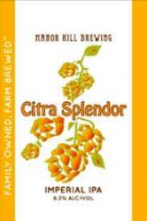Manor Hill Brewing - Citra Splendor Imperial IPA (6 pack cans) (6 pack cans)