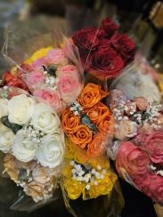 50 Cm 6 Stem - Roses Bouquet